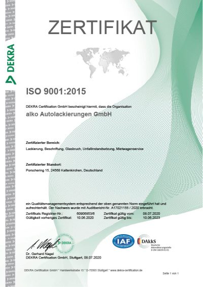 RZ Zertifikat ISO 9001_2015